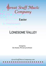 Lonesome Valley SATB choral sheet music cover